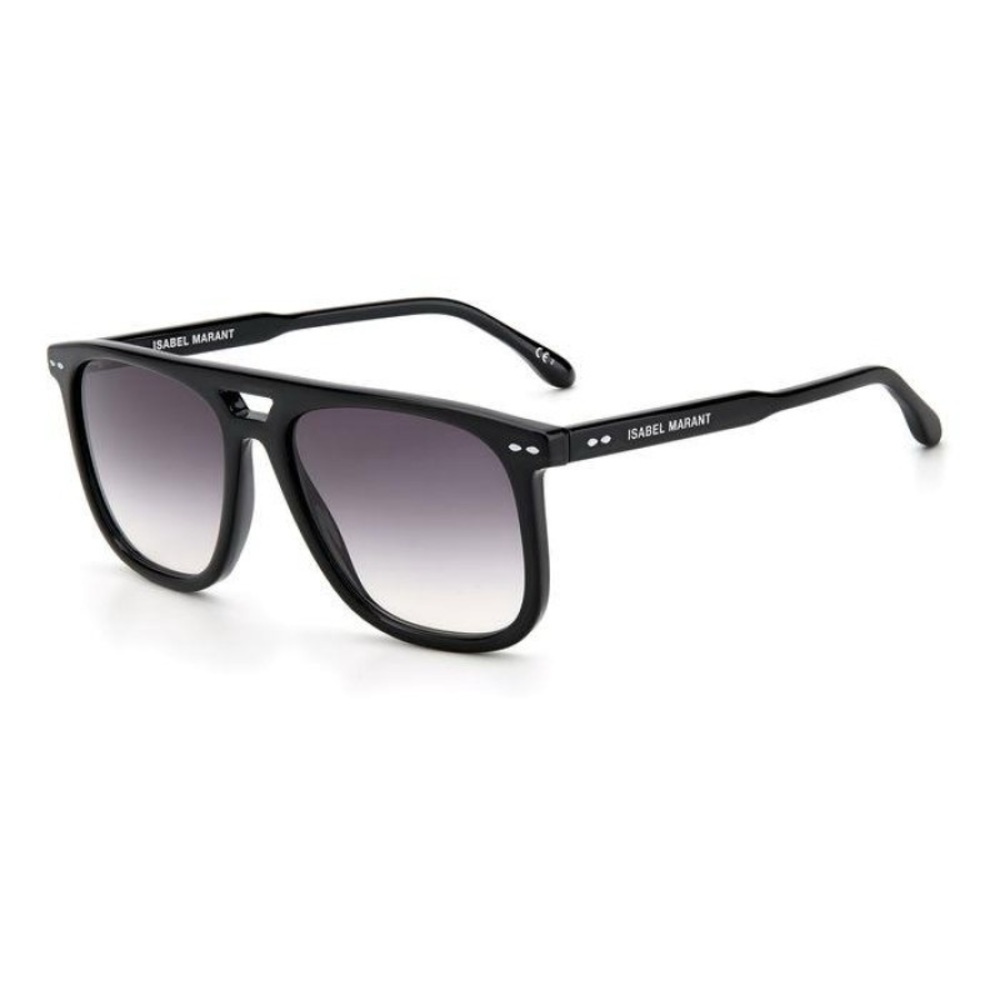 NWT Isabel Marant IM0007/S 8079O Black Aviator Sunglasses